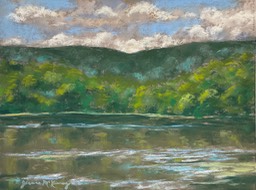 Calm Summer Morning at Lake Perez